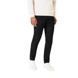 Juliusz | Czarne spodnie garniturowe slim fit