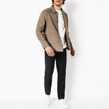 Juliusz | Czarne spodnie garniturowe slim fit