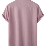 Cyryl | Gładka koszula z jedwabistej bawełny