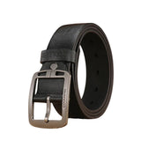 Ludomir | Pasek ze skóry bydlęcej w stylu vintage