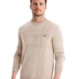 Wiktor | Dzianinowy sweter w kratę