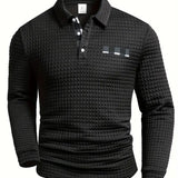 Czesław | Sweter polo w jodełkę