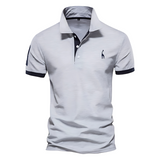 Gustaw | Bawełniana koszulka polo