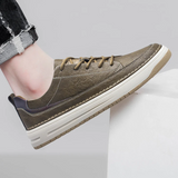 Ireneusz | Klasyczne skórzane sneakersy