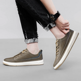 Ireneusz | Klasyczne skórzane sneakersy