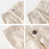 Hilary | Lniane spodnie premium
