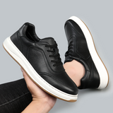 Klemens | Minimalistyczne skórzane sneakersy