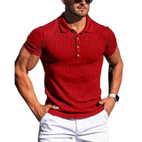 Lech | Elegancka koszulka polo w paski