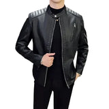 Bazyli | Elegancka kurtka skórzana
