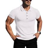 Lech | Elegancka koszulka polo w paski