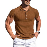 Lech | Elegancka koszulka polo w paski