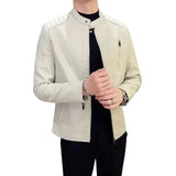 Bazyli | Elegancka kurtka skórzana