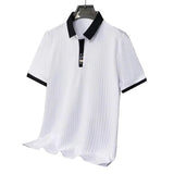 Marek | Elegancka koszulka polo w paski