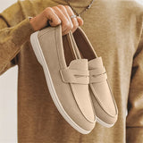 Zbysław | Zamszowe loafersy