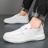 Lesław | Klasyczne sneakersy z włoskiej skóry
