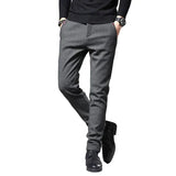 Gaweł | Spodnie slim fit z bawełną
