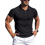 Lech | Elegancka koszulka polo w paski
