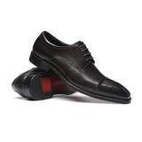 Bogusław | Eleganckie skórzane buty biznesowe