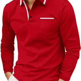 Konrad | Swobodny sweter polo