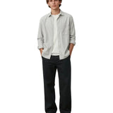 Maksymilian | Granatowe chinosy o luźnym kroju