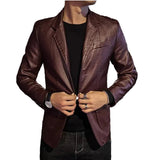 Bartosz | Skórzana kurtka w stylu smart casual